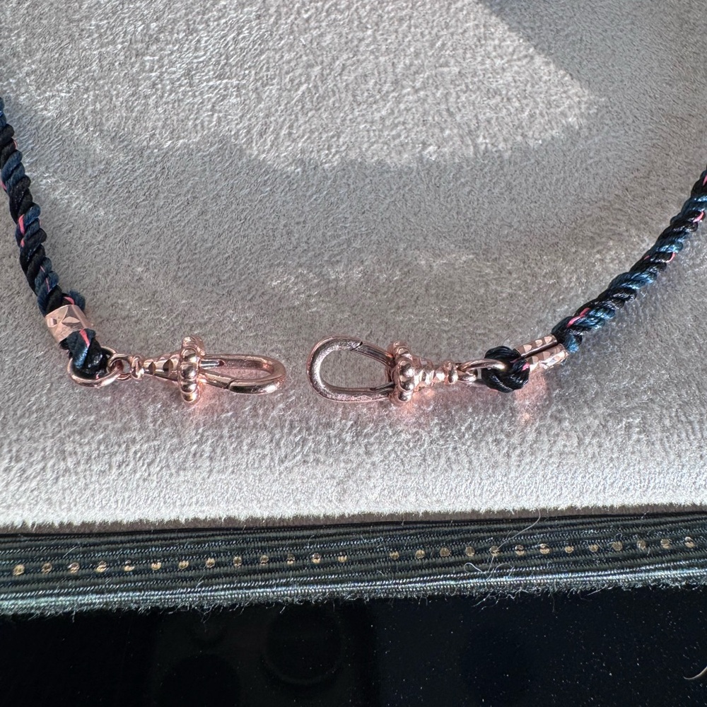 Marie Lichtenberg silk mauli Necklace with White Pearl Accents - Picture 8 of 8